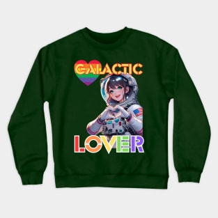 Kawaii, Anime Girl, Galactic Lover | Catsie Cat Crewneck Sweatshirt